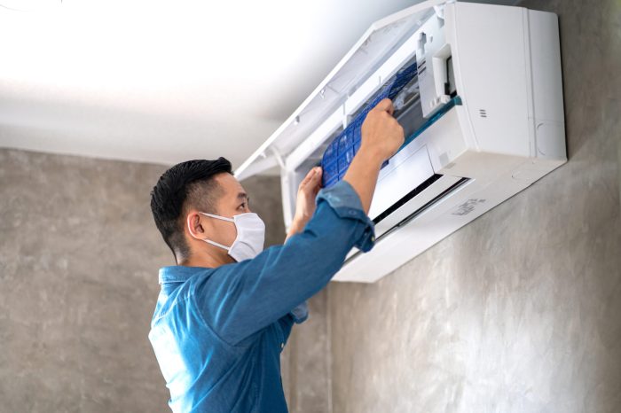 Air conditioner cleaning bangkok - aircon AC fix repair install service